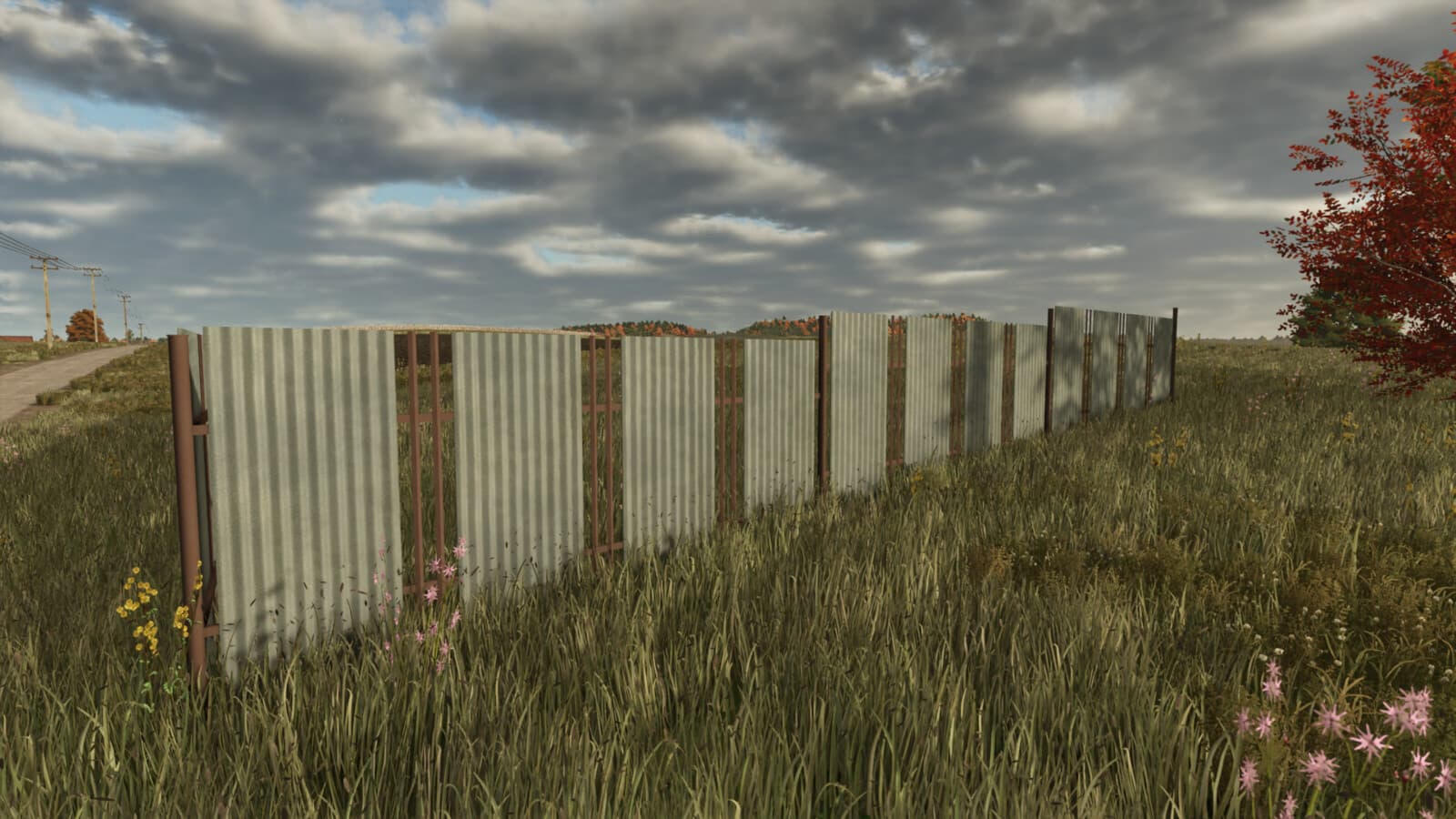 Corrugated Iron Fence 3