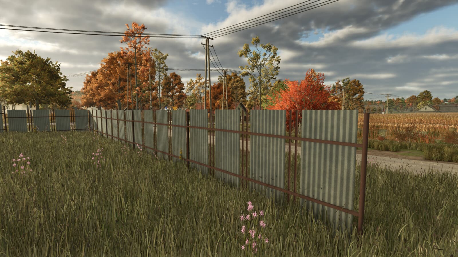 Corrugated Iron Fence 2