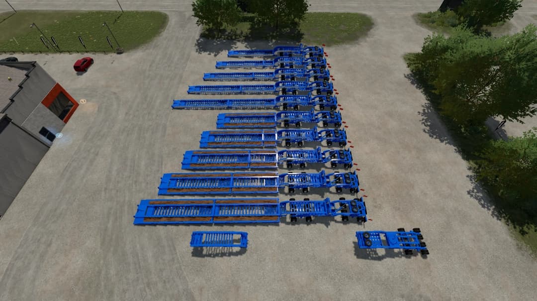 Cozad 85T Trailer Set 5