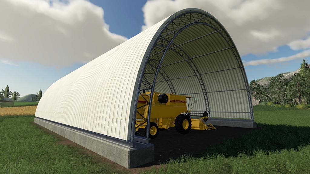 Curved Steel Sheds 2