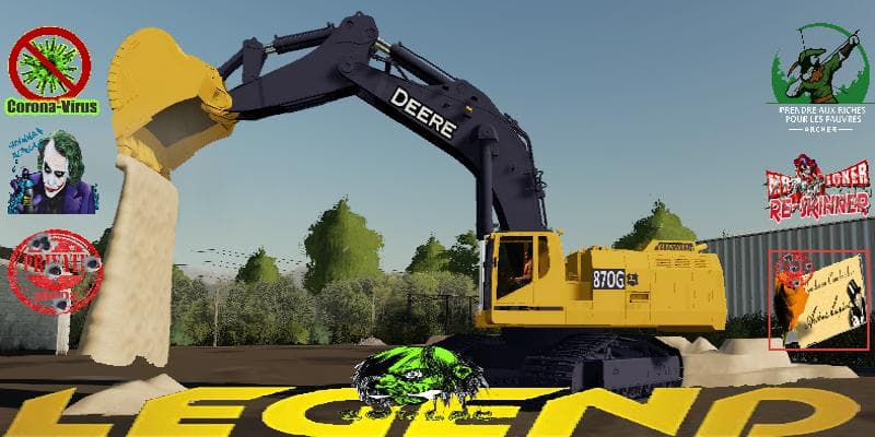 DEERE BIG EXCAVATOR 870G 5