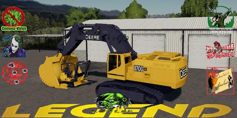DEERE BIG EXCAVATOR 870G 4