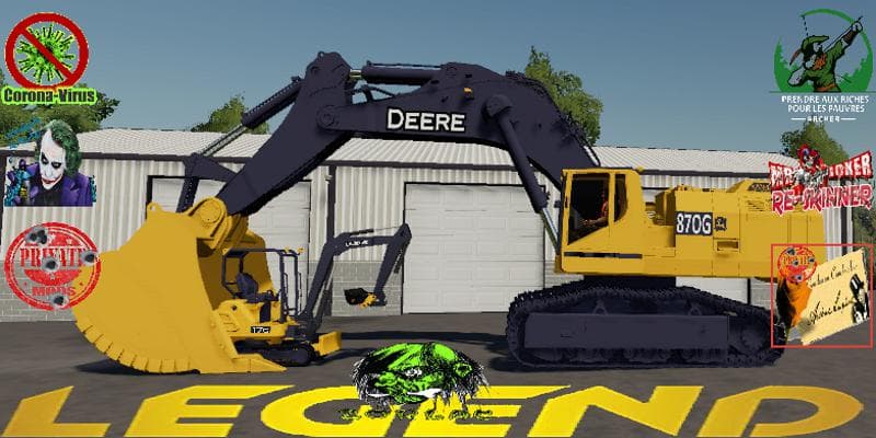 DEERE BIG EXCAVATOR 870G 3