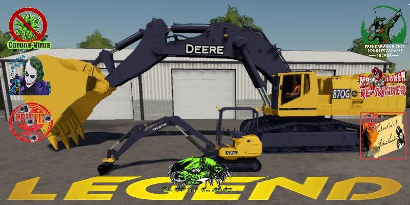 DEERE BIG EXCAVATOR 870G 2