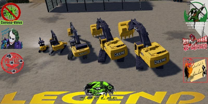 DEERE BIG EXCAVATOR 870G