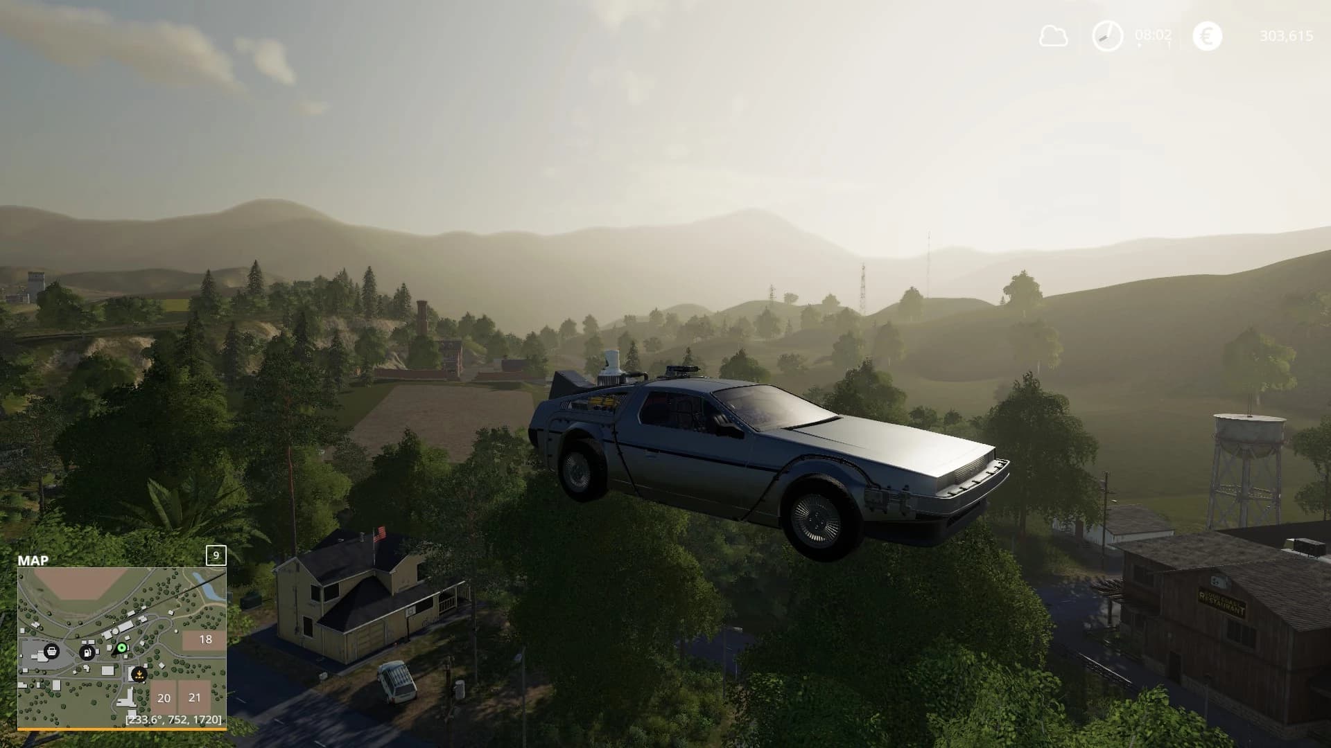 DELOREAN TIME MACHINE 3