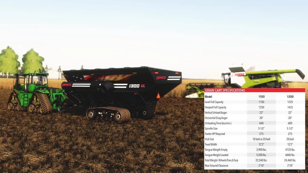 DEMCO 22 SERIES GRAIN CARTS 5