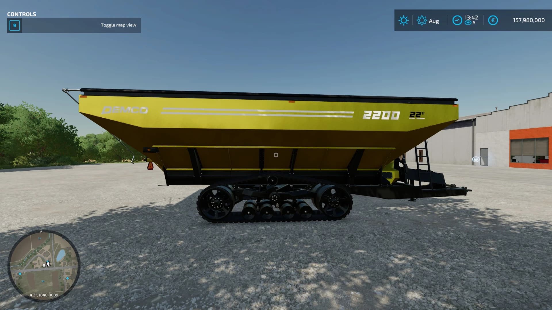 DEMCO AUGER WAGON COLORABLE 2