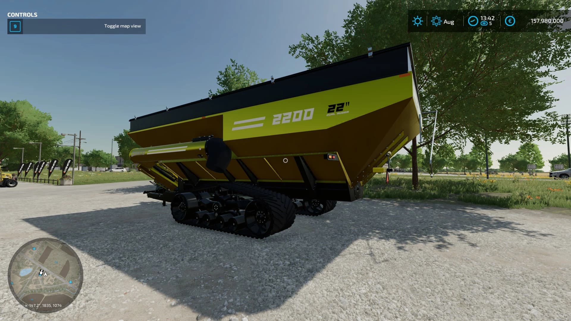 DEMCO AUGER WAGON COLORABLE