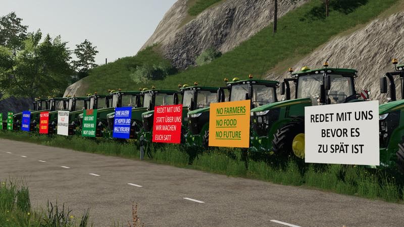 DEMO SIGNS WITH SAYINGS