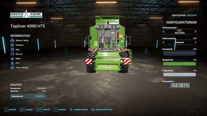 DEUTZ FAHR TOPLINER