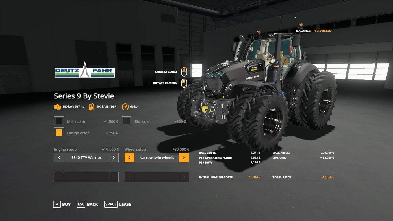 DEUTZ SERIES 9 BY STEVIE 3