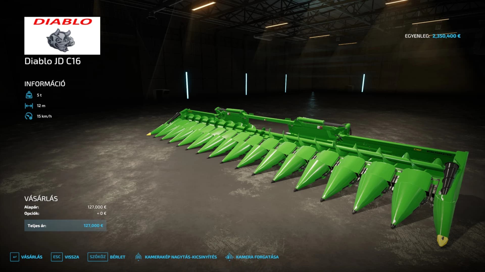 DIABLO JD HARVESTER PACK 3