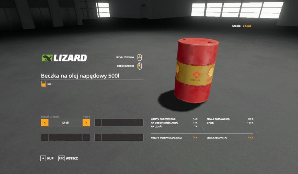 DIESEL BARREL MOD PL