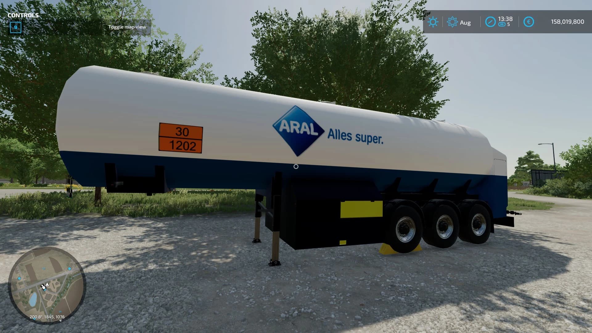 DIESEL SEMITRAILER ARAL 5