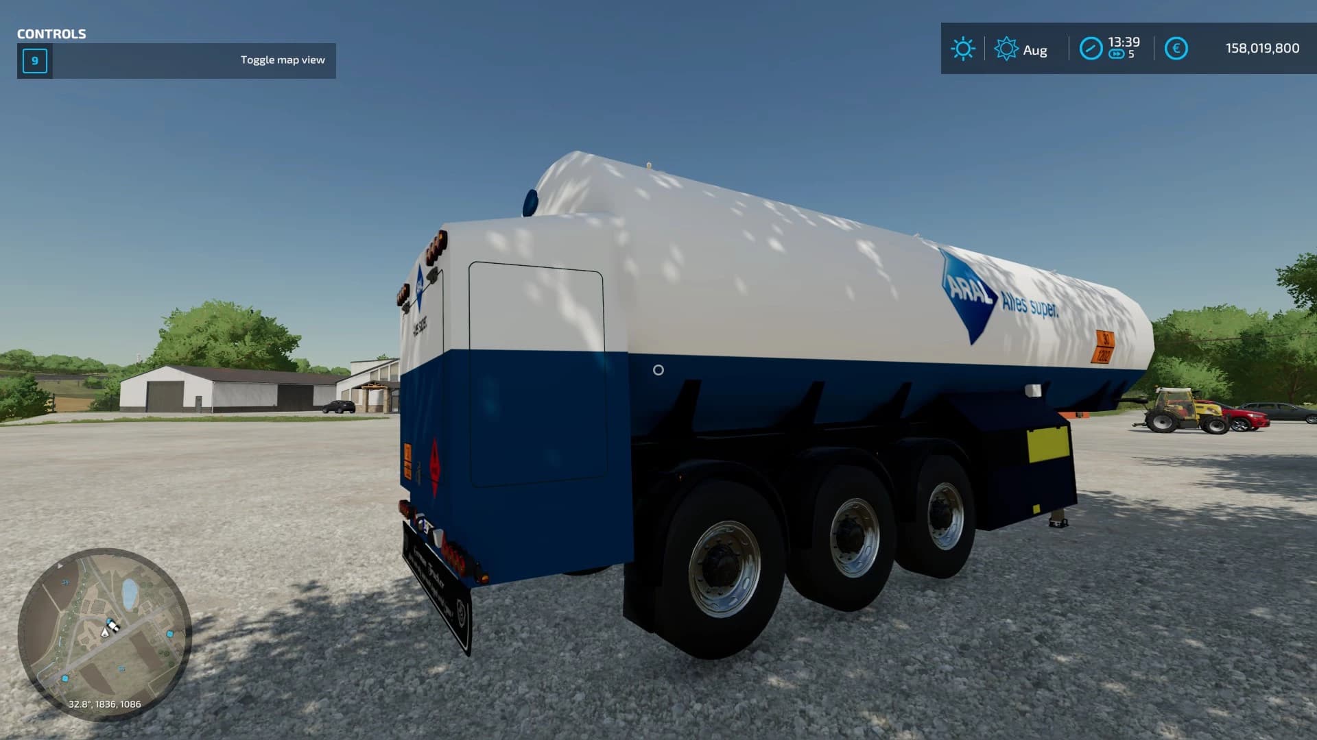 DIESEL SEMITRAILER ARAL 4