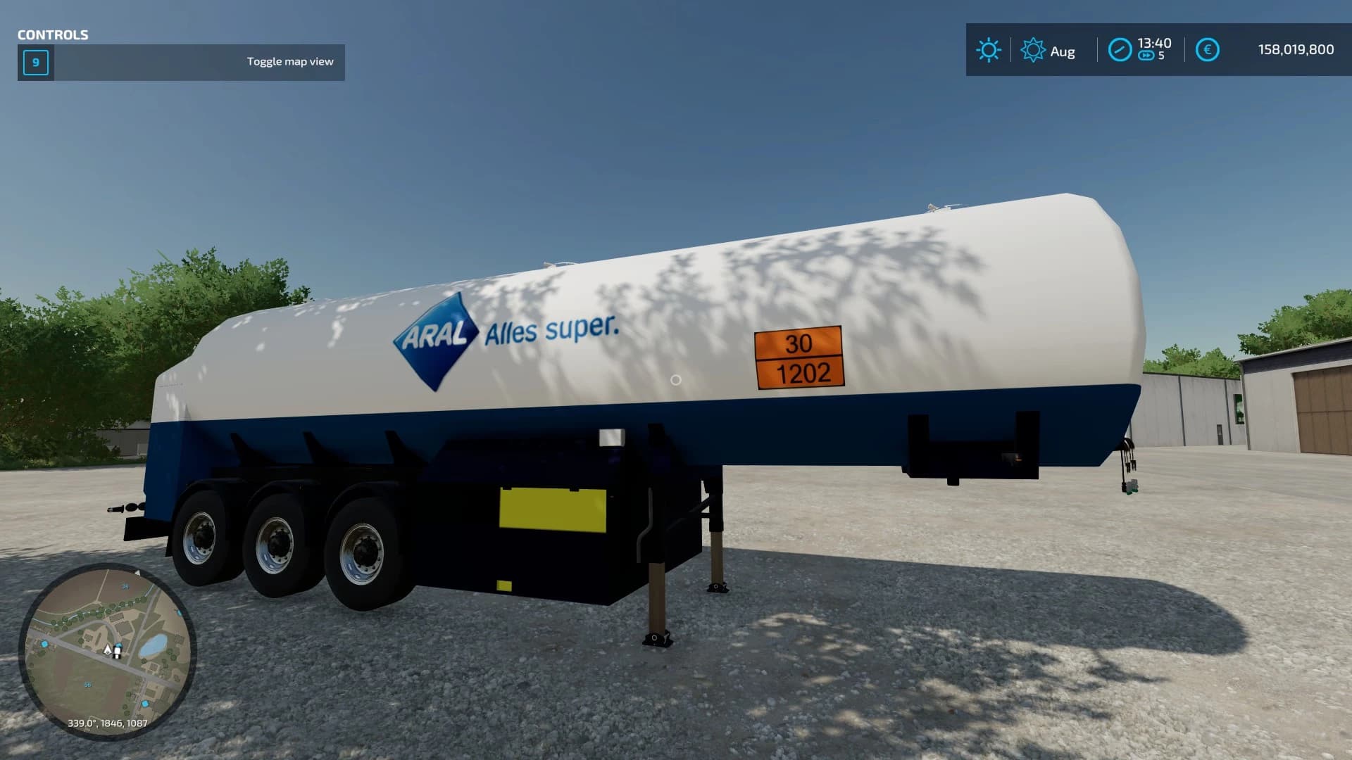 DIESEL SEMITRAILER ARAL 3