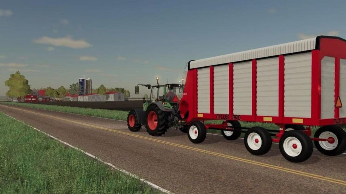 DION 1060 STEEL FORAGE WAGON
