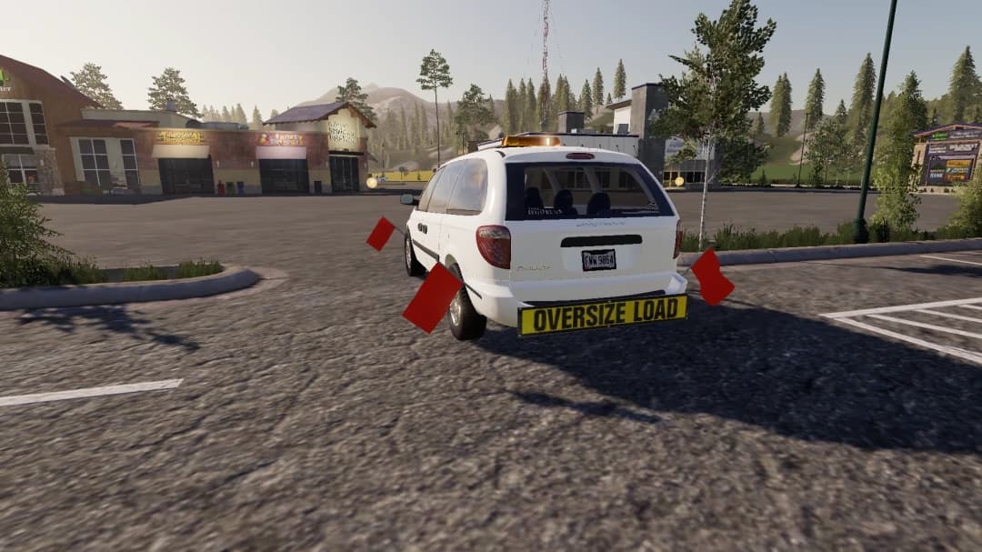 DODGE GRAND CARAVAN OVERSIZE LOAD/PILOT CAR