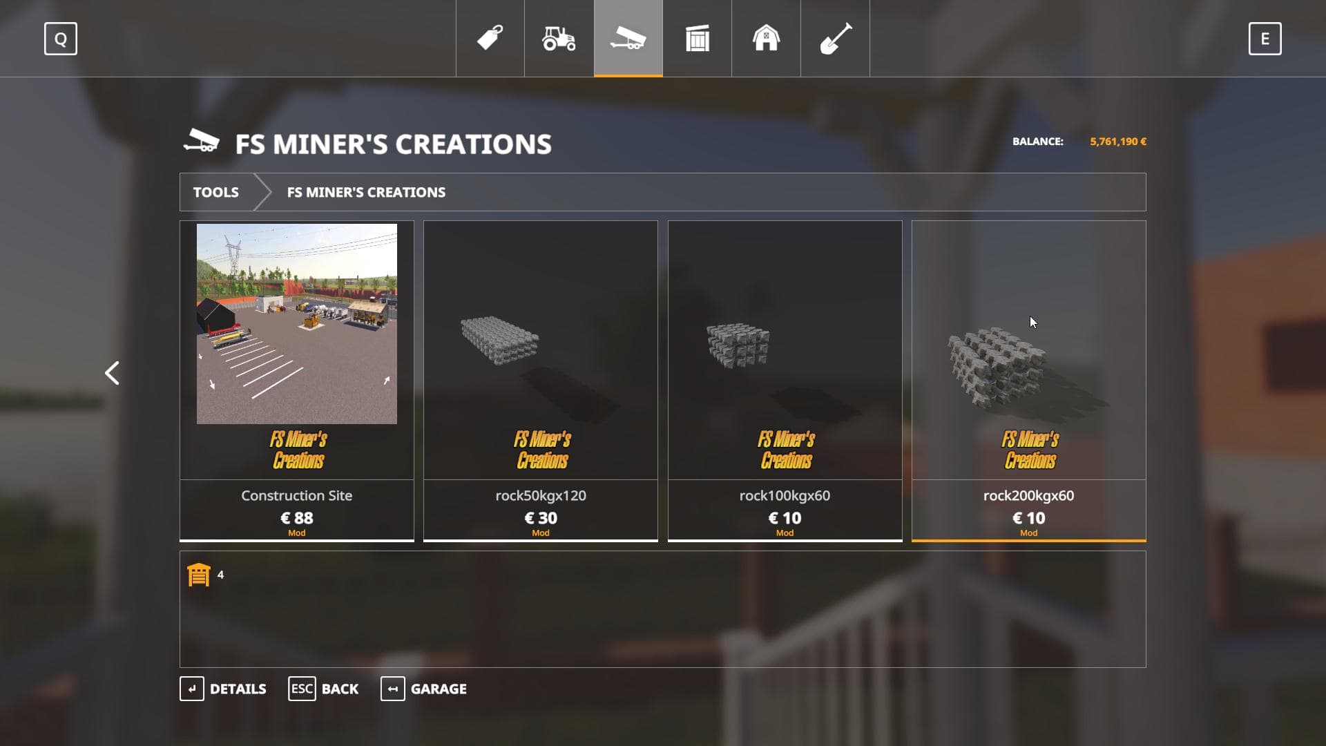 DYNAMIC SMALL ROCK PACK 4