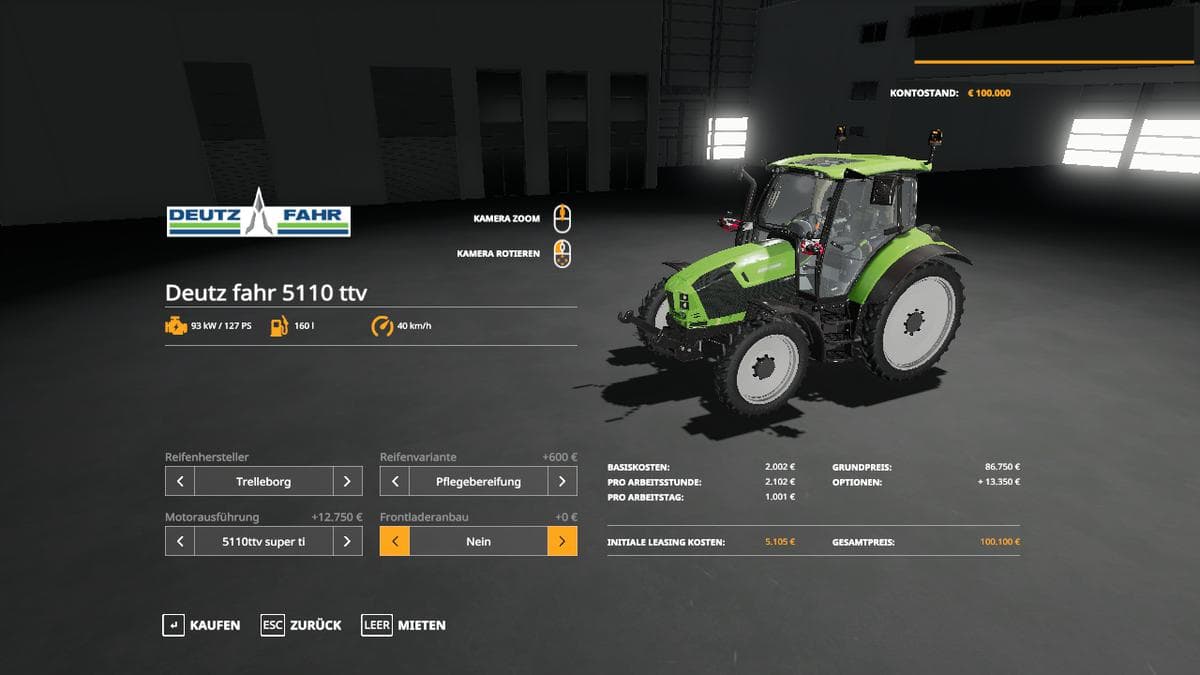 Deutz fahr 5110 ttv 2