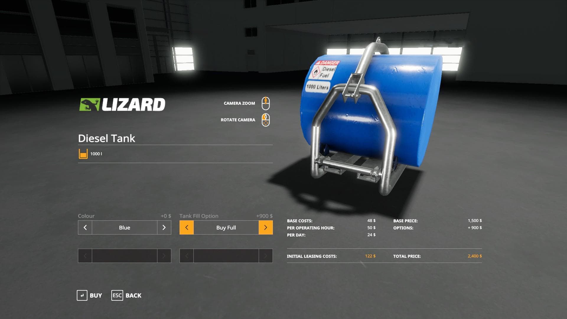 Diesel Fuel Tank