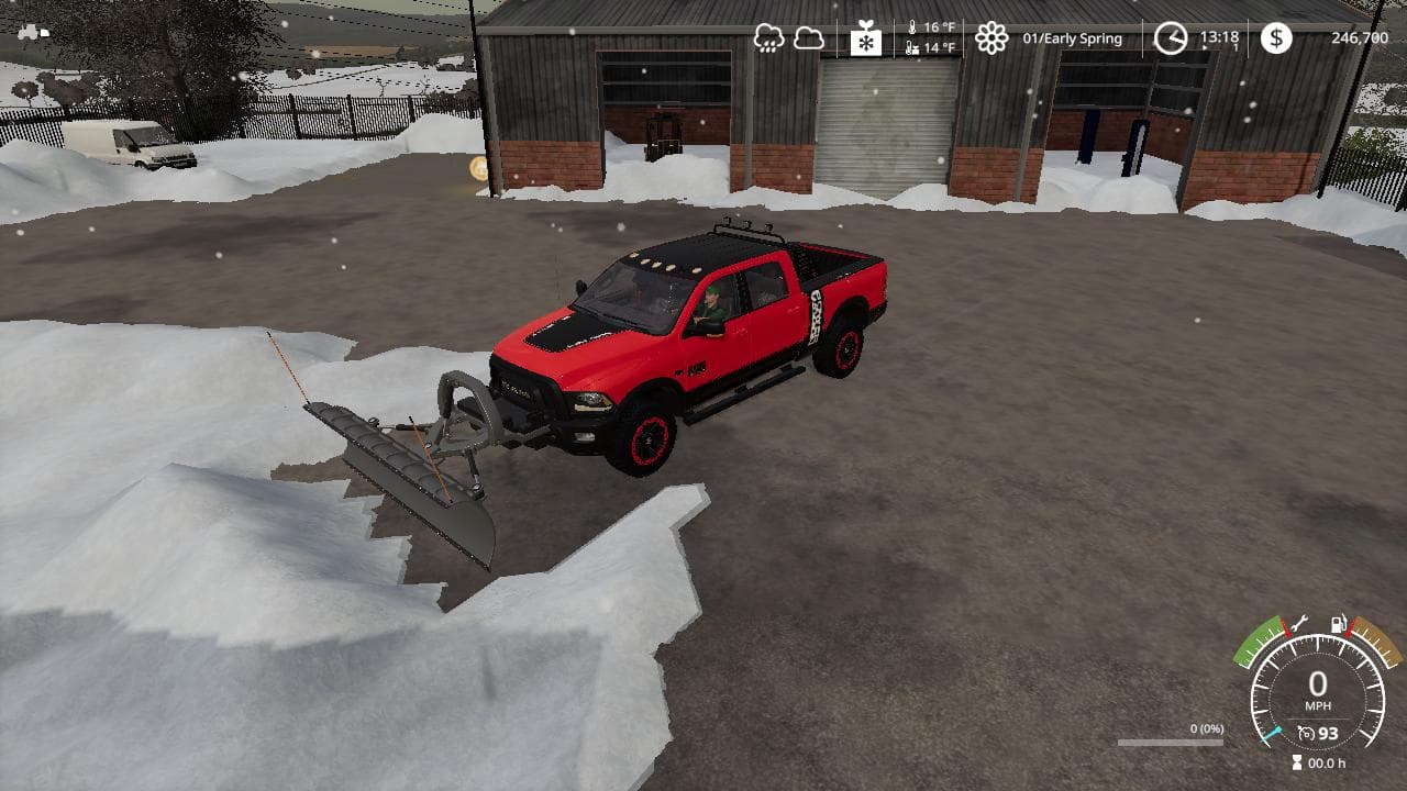 Dodge Power Wagon plow 5