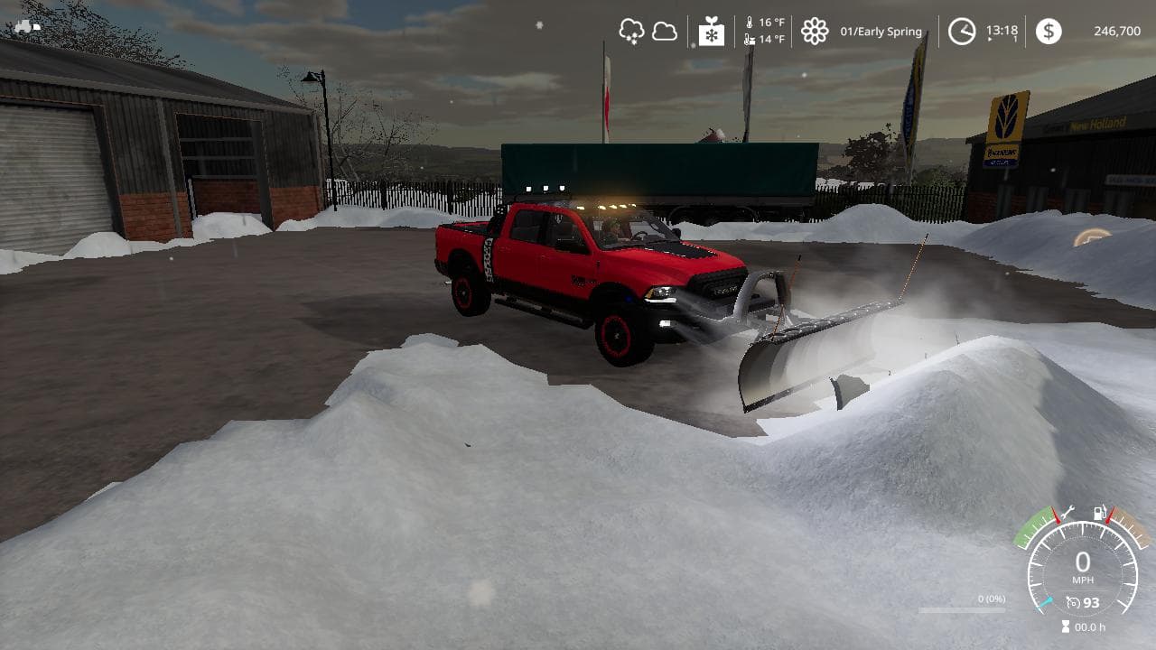 Dodge Power Wagon plow 3