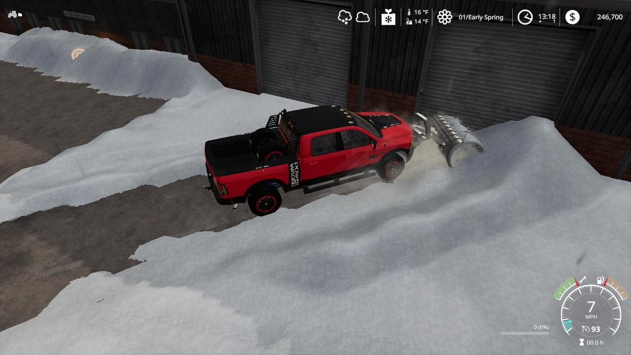 Dodge Power Wagon plow 2