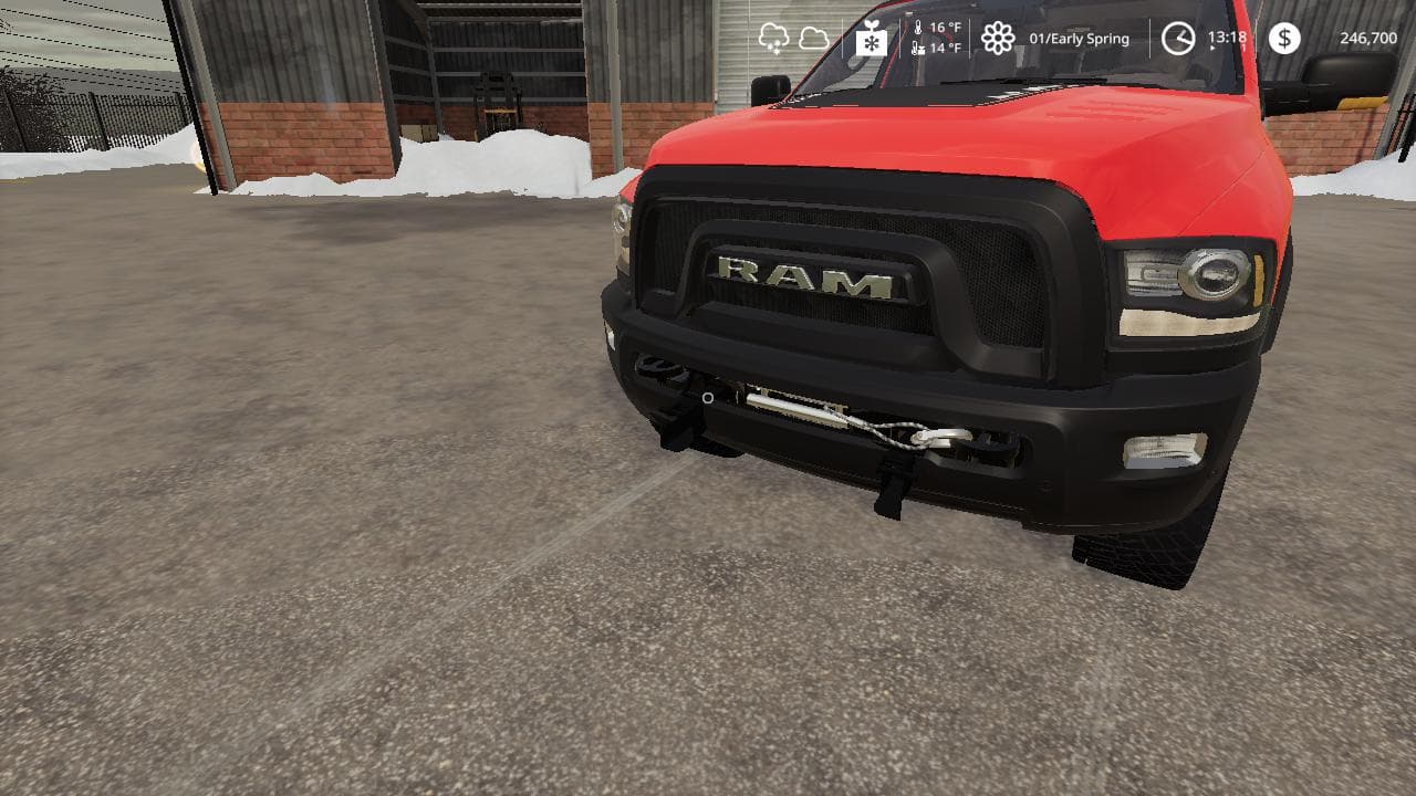 Dodge Power Wagon plow