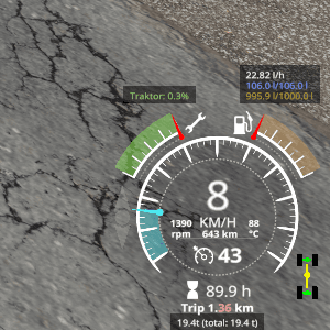 Drive Distance Display