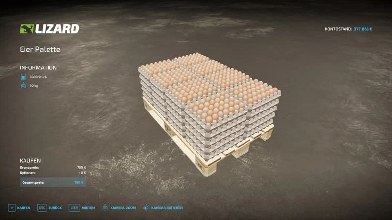 EGGS PALLET