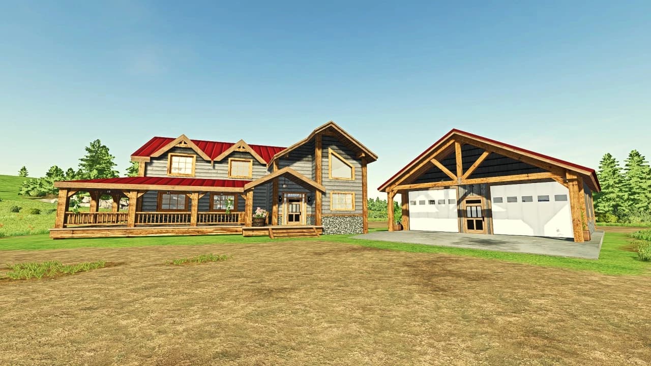 ELK MOUNTAIN RANCH HOUSE (COLOR SELECTABLE) 3