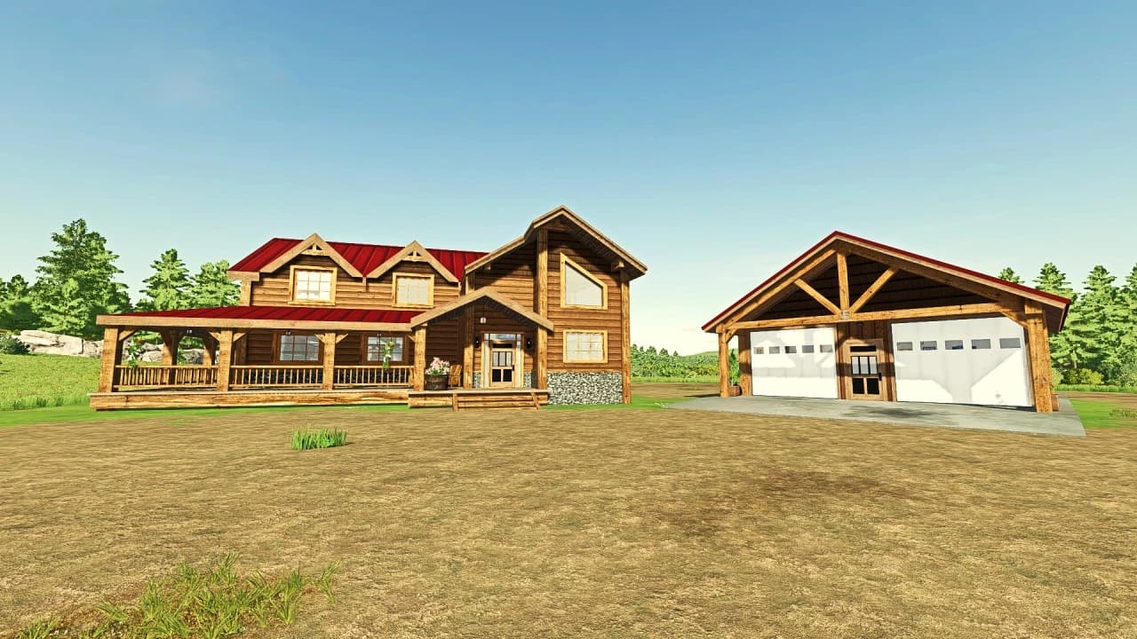 ELK MOUNTAIN RANCH HOUSE (COLOR SELECTABLE) 2