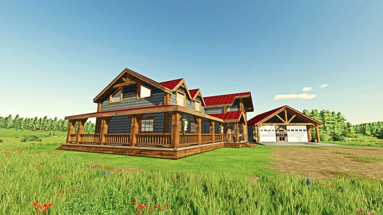 ELK MOUNTAIN RANCH HOUSE (COLOR SELECTABLE) 5