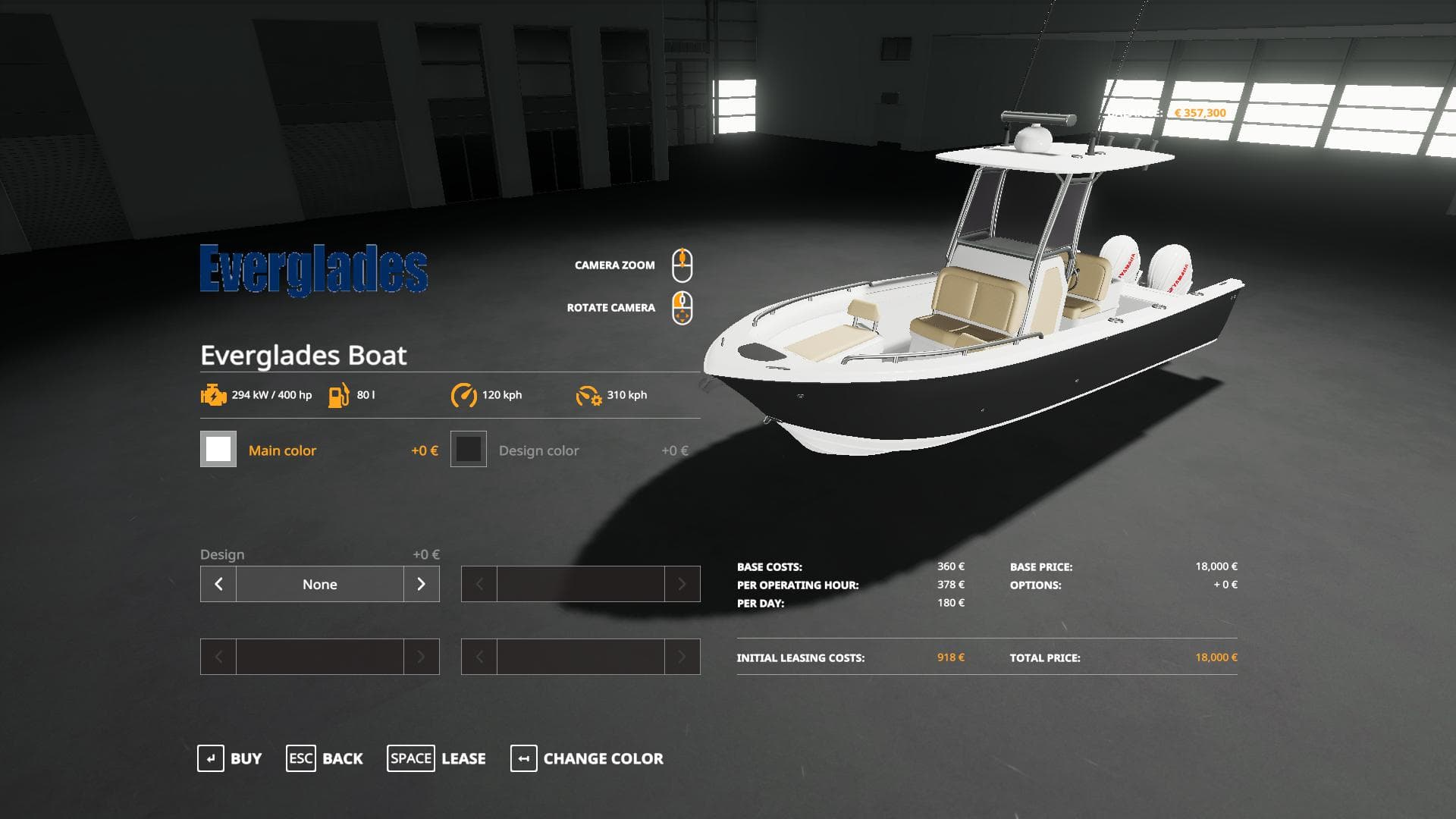 EVERGLADE BOAT