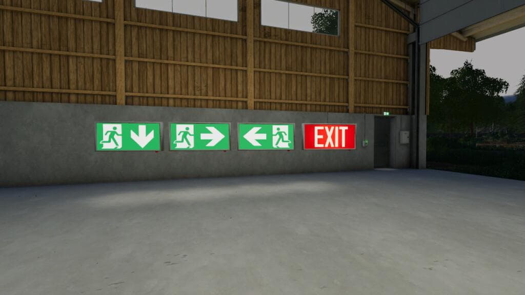 EXIT SIGN (PREFAB) 4