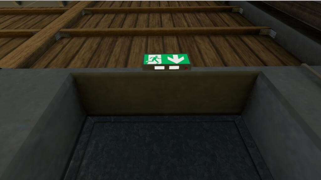 EXIT SIGN (PREFAB) 2