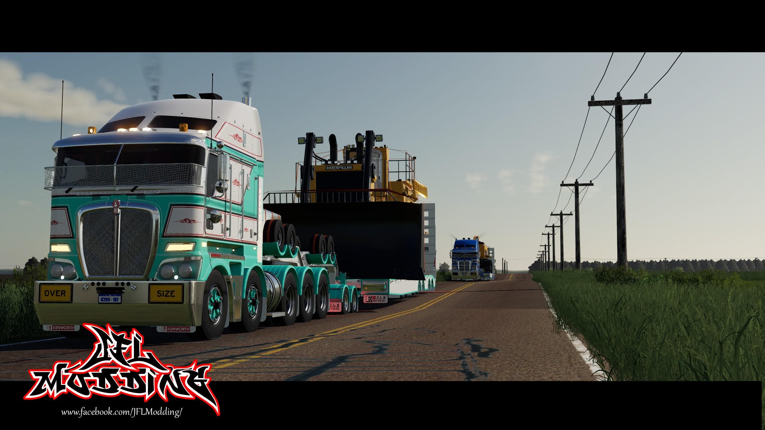 Exile Low Loader with jeep 6