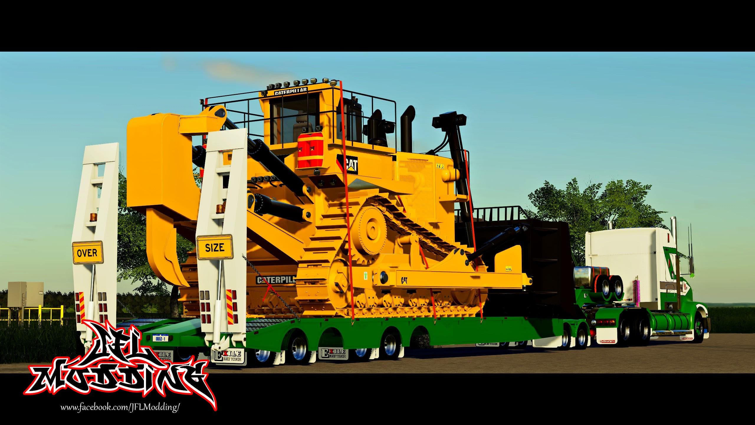 Exile Low Loader with jeep 3
