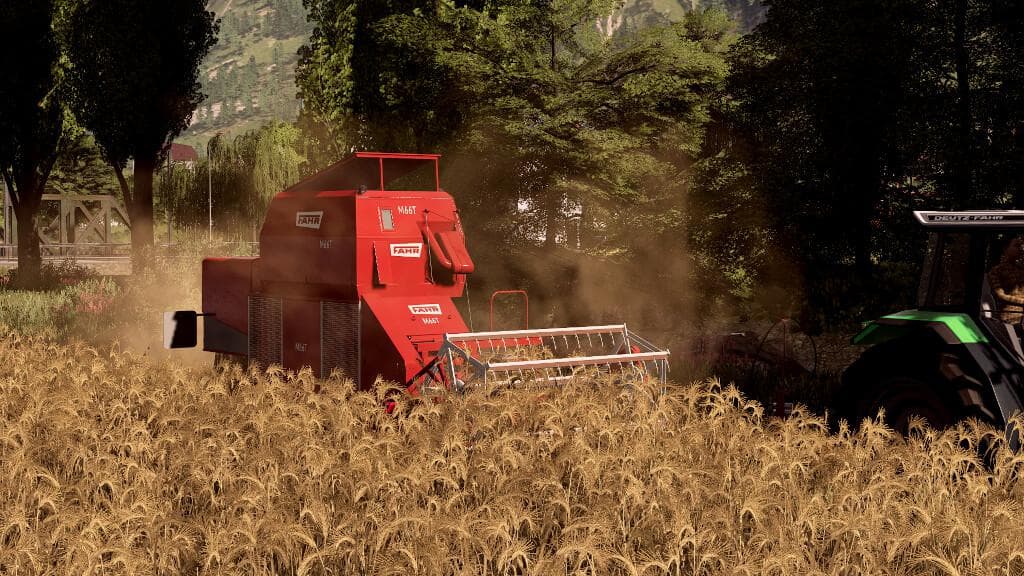 FAHR M66T TRAILED COMBINE 2