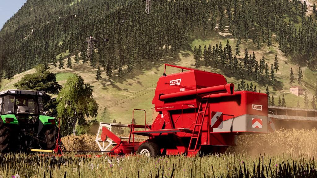 FAHR M66T TRAILED COMBINE