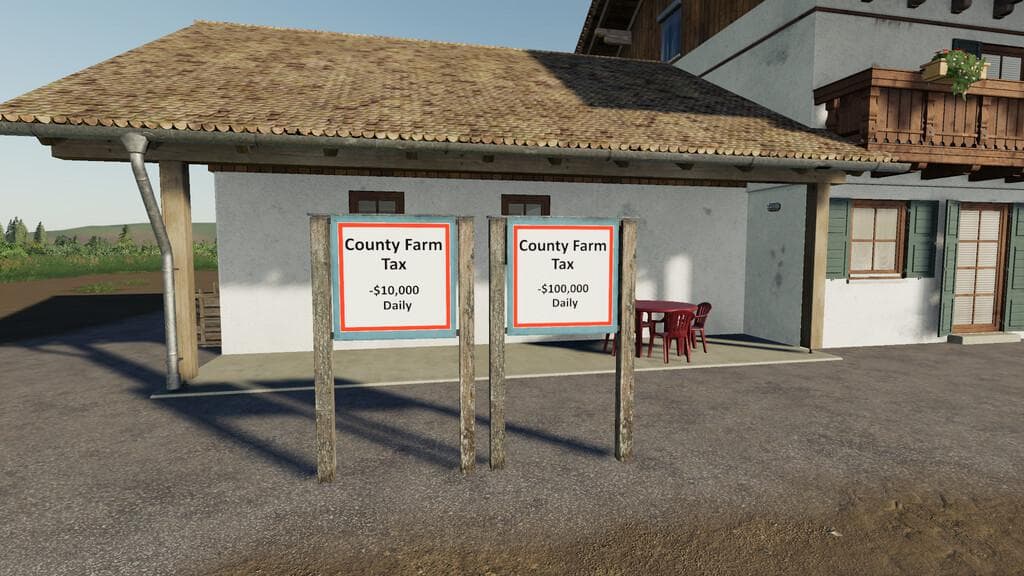FARM TAX SIGNS