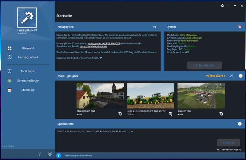 FARMING STUDIO 20 BETA 4