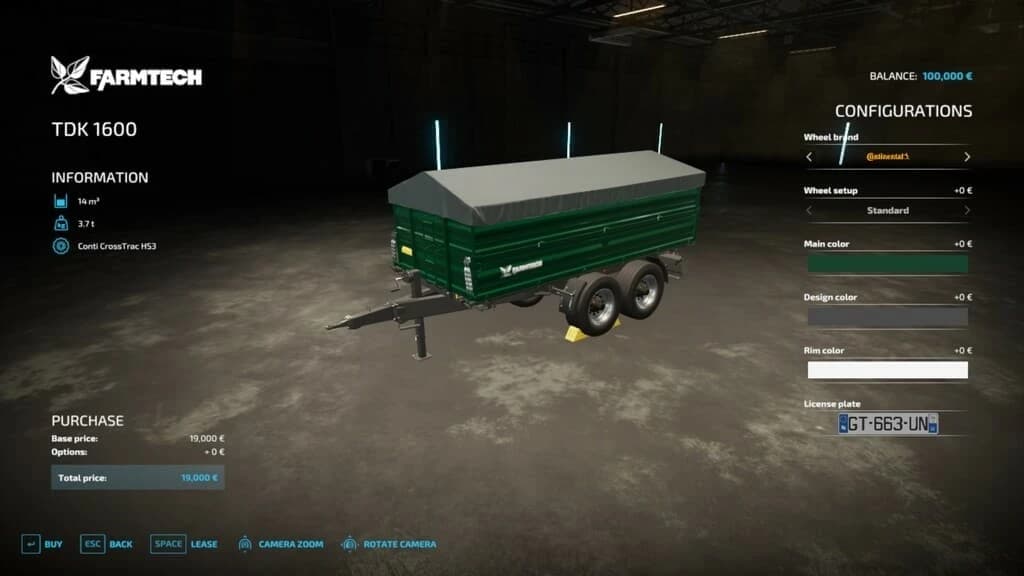 FARMTECH TDK 1600 2