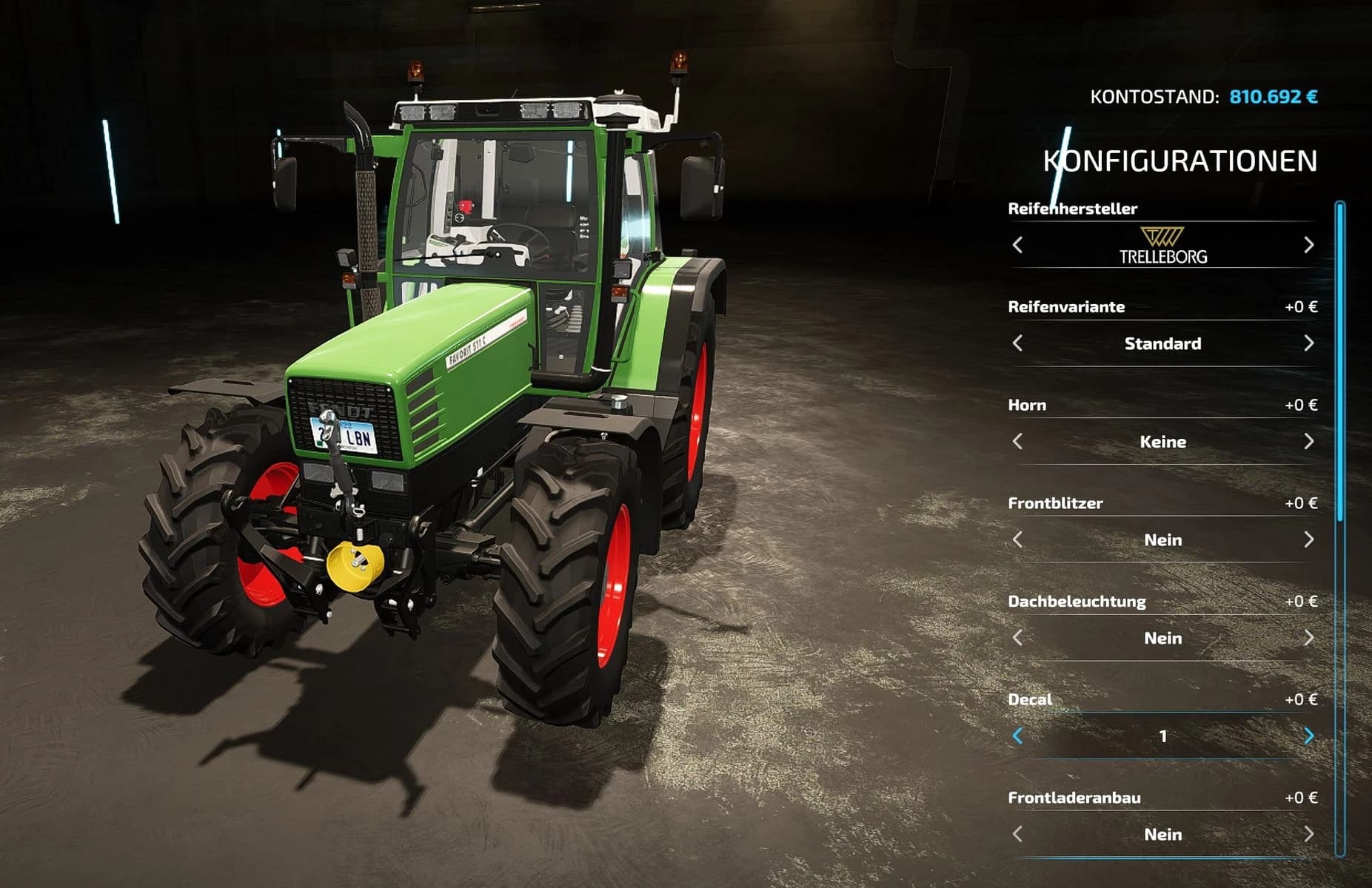 FENDT 500 FAVORIT - UMBAU