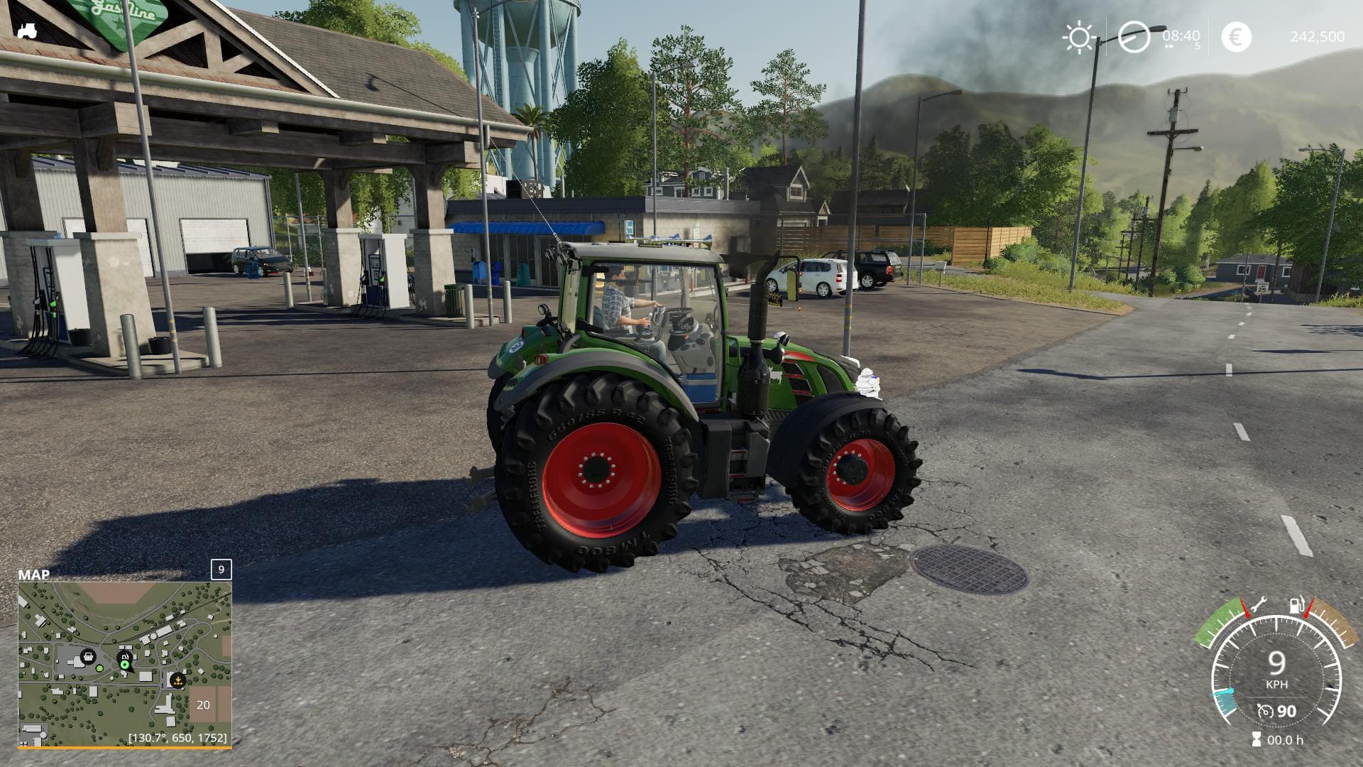 FENDT 724 WITH SMOKE 3