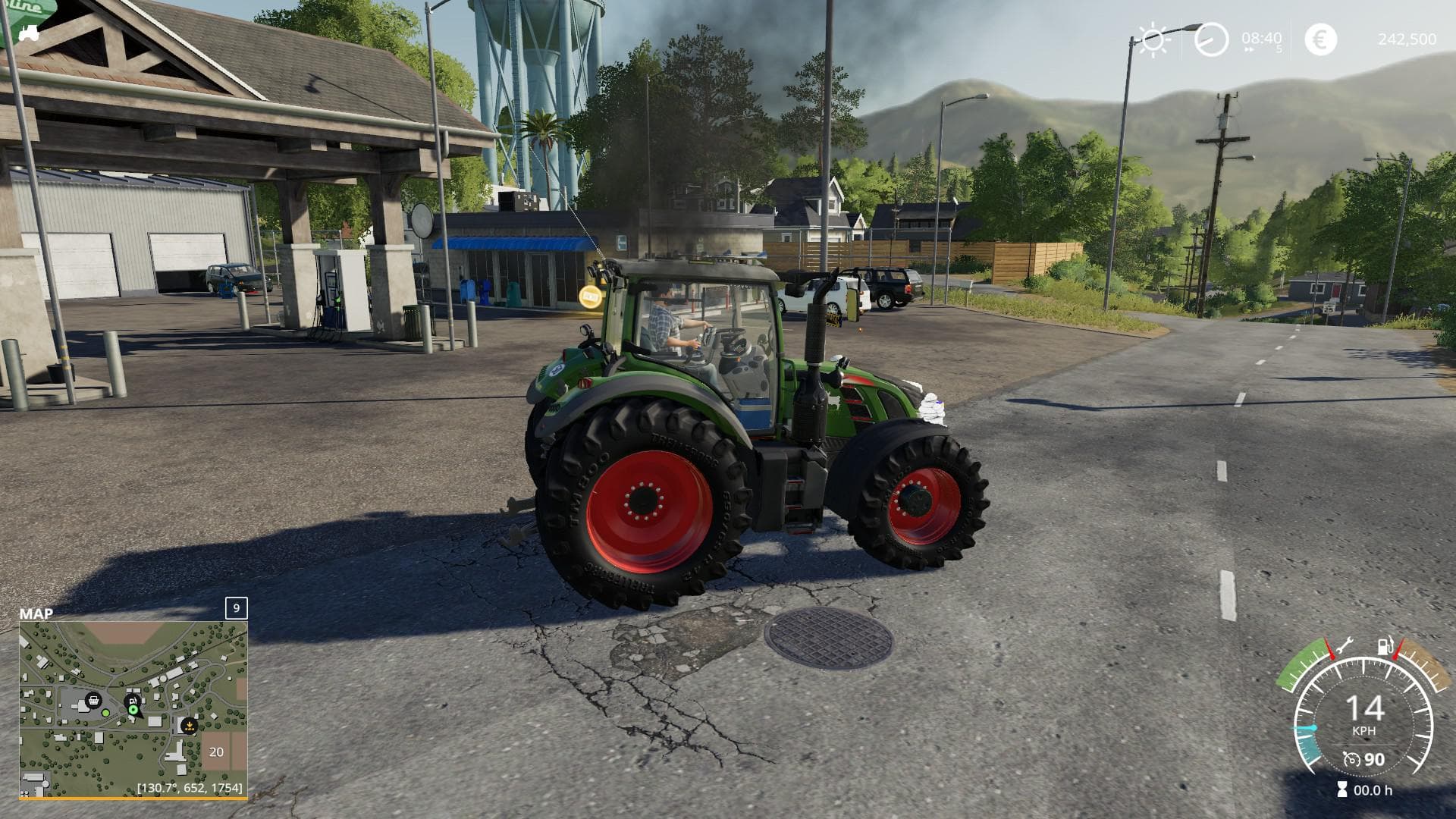 FENDT 724 WITH SMOKE 2