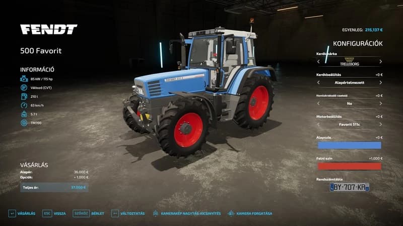 FENDT FAVORIT 500 MC
