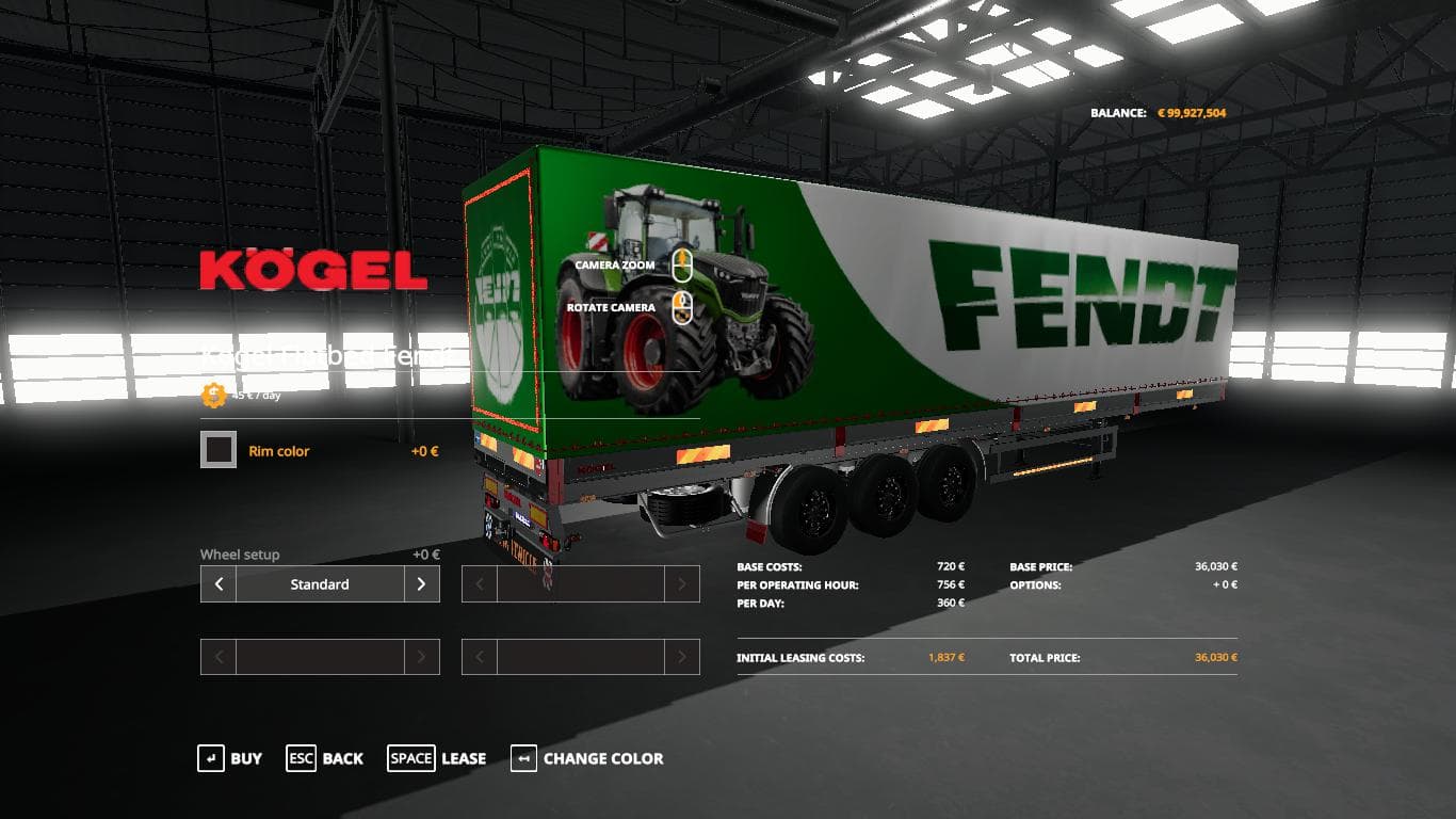 FENDT KOGEL AUTOLOADER TRAILER 2